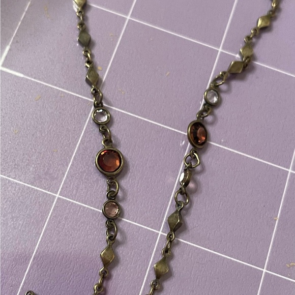 Sorrelli Round Pendant - Long Necklace - Toasted Almond - - Picture 7 of 8